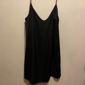 Spaghetti strap little black dress